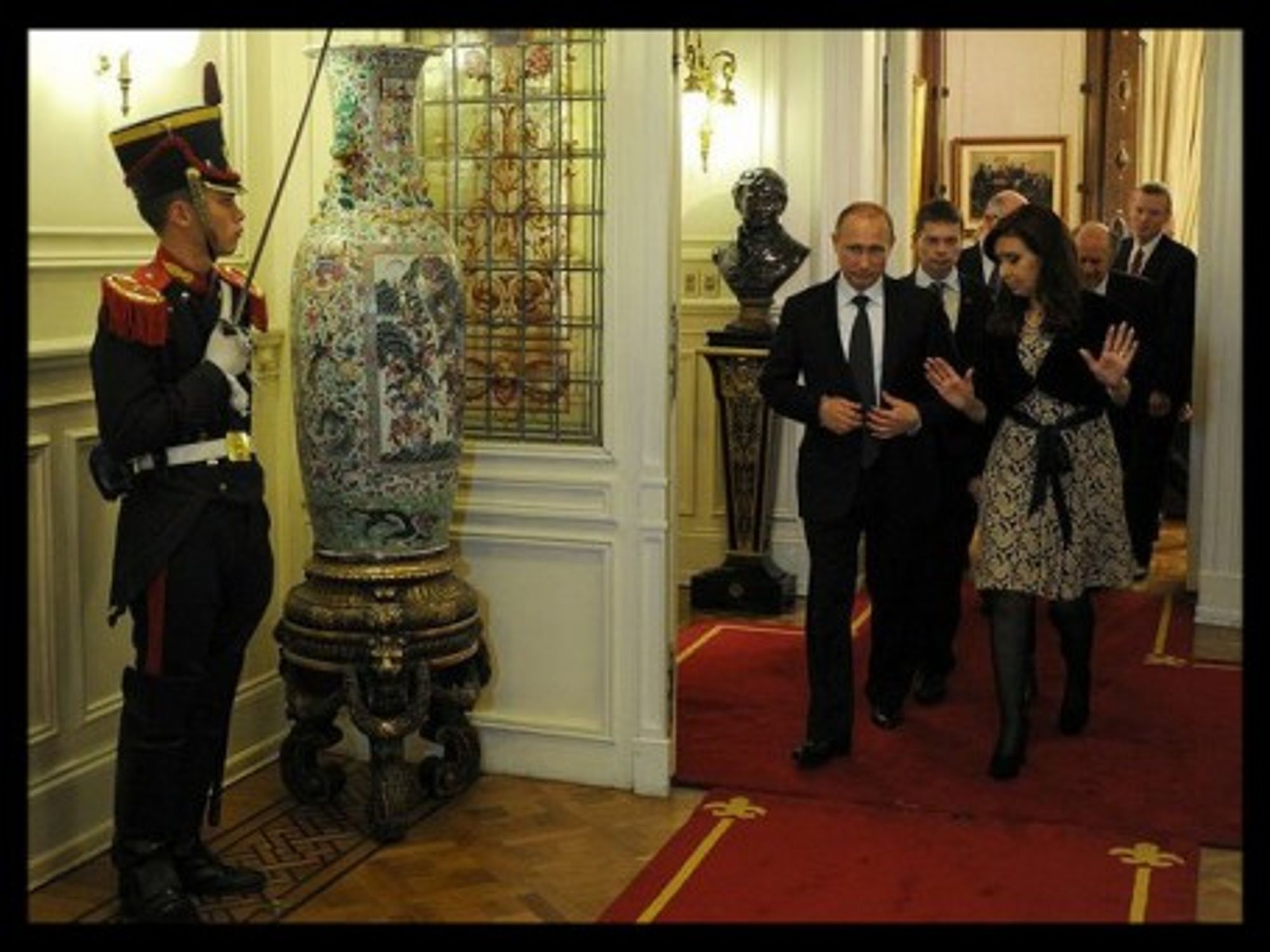 Putin and Kirchner in Buenos Aires in July