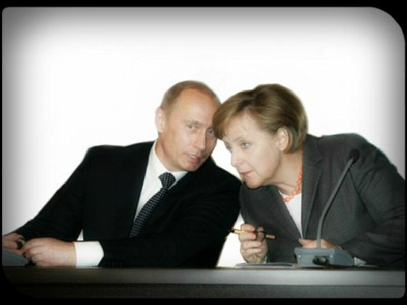 Putin and Merkel way back in 2006... Not so close anymore?