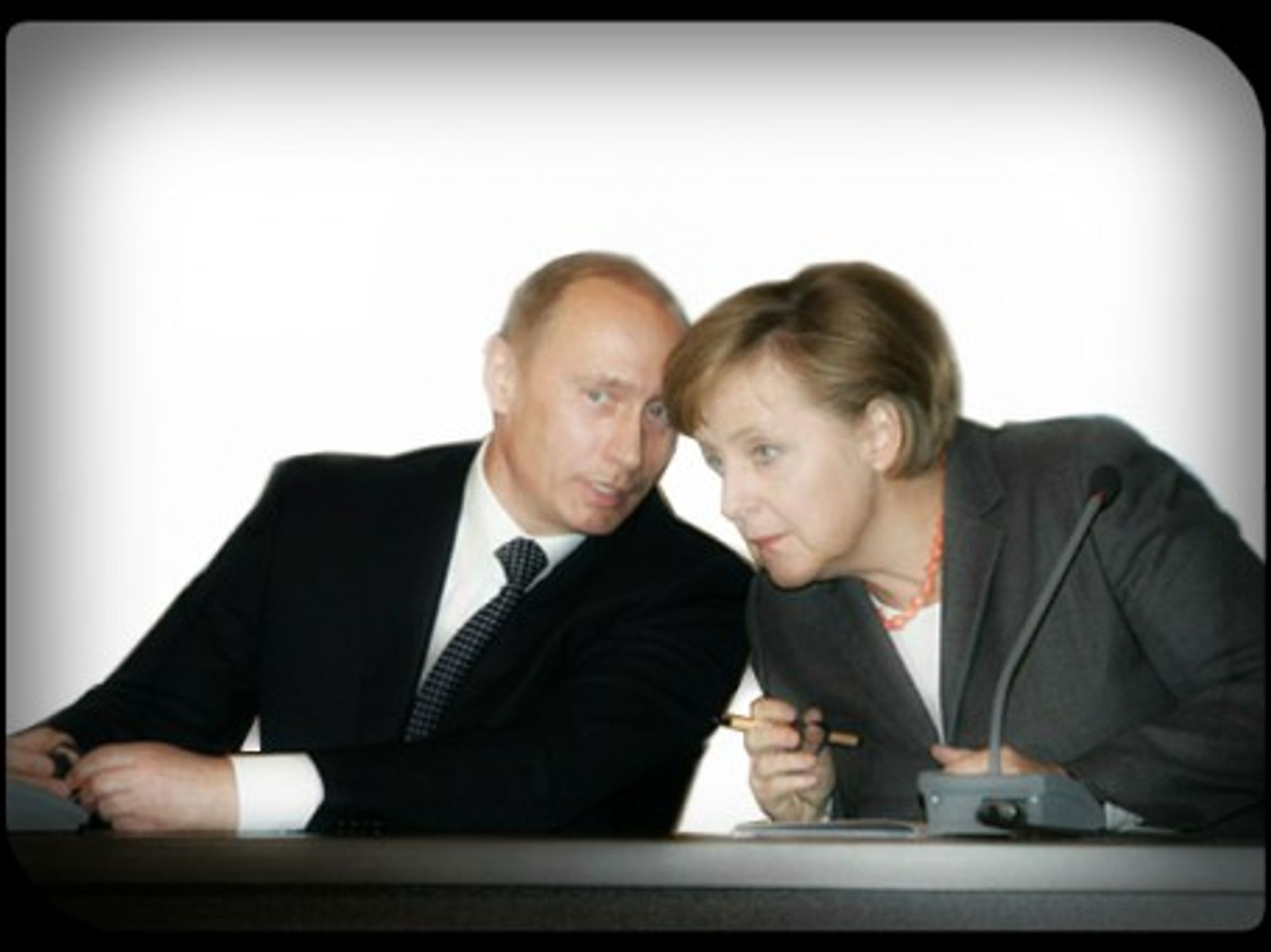 Putin and Merkel way back in 2006... Not so close anymore?