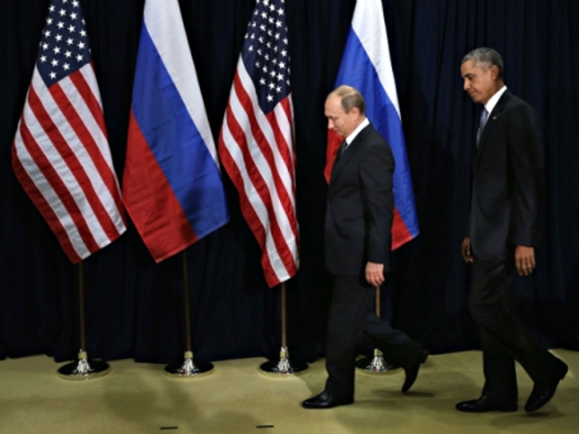 Putin and Obama at the UN on Sept. 28, 2015
