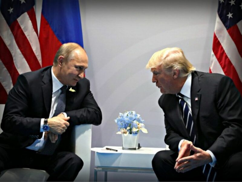 Putin and Trump meet in Hamburg