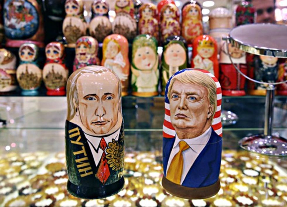 Putin and Trump nesting dolls