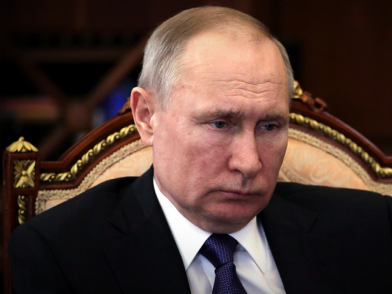 Putin in Moscow on March 27