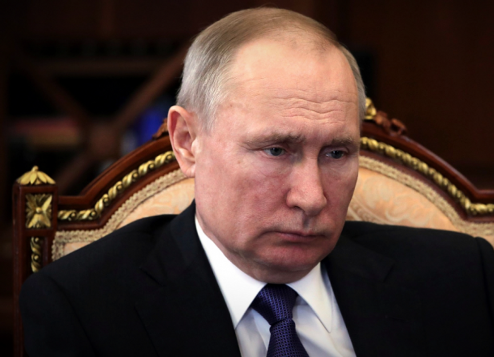 Putin in Moscow on March 27