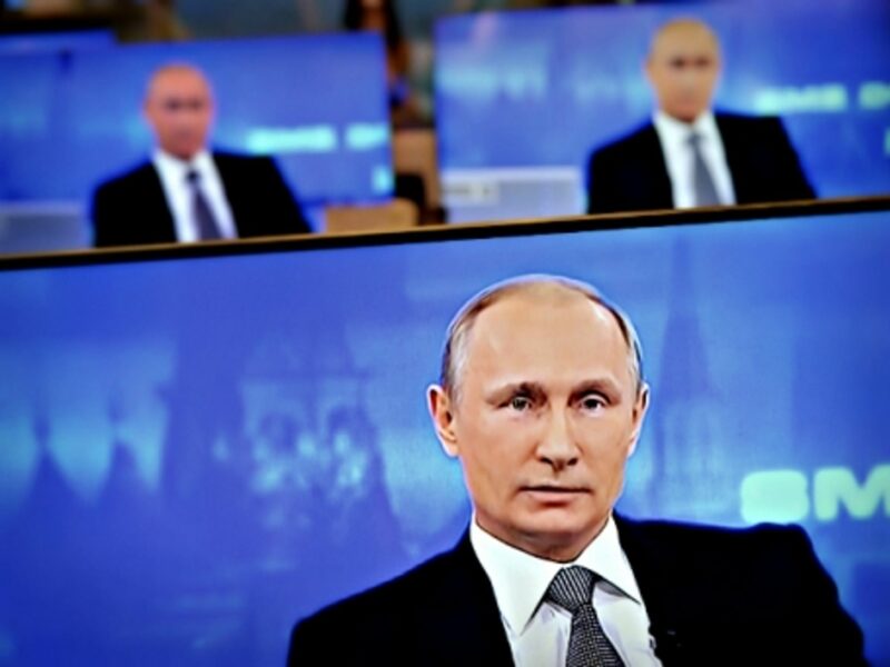 "Putin is obsessed with television."