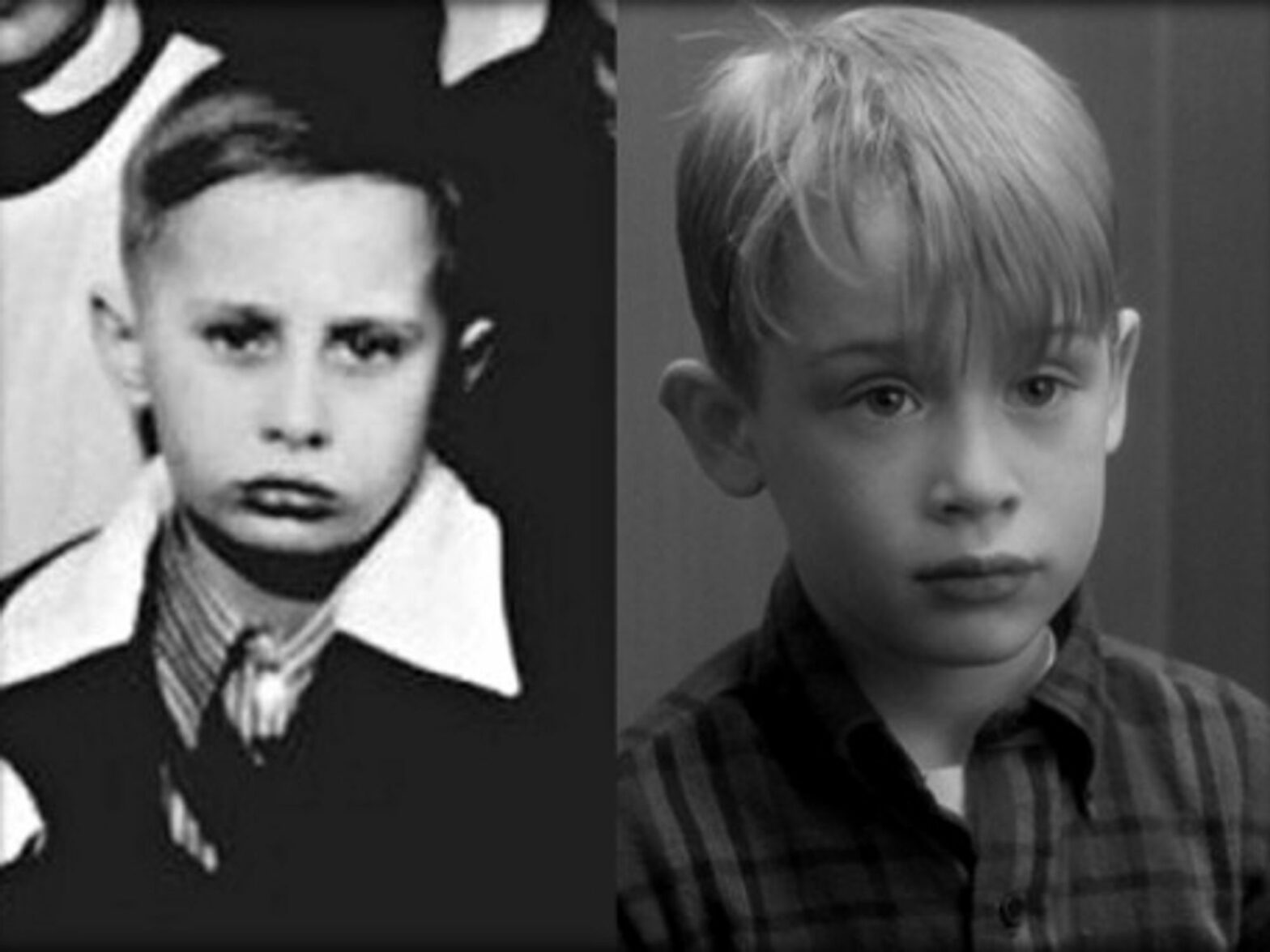 Putin (left) and Culkin (right)