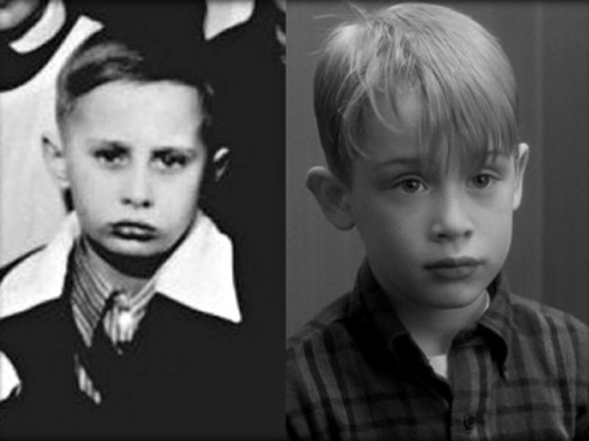 Putin (left) and Culkin (right)
