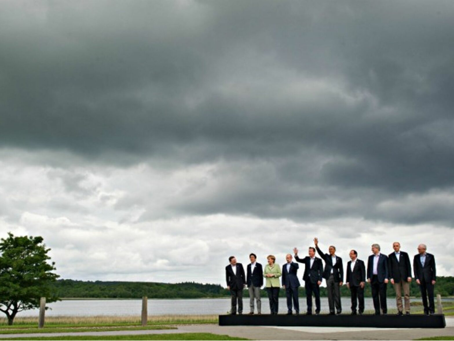 Putin's last G8 summit meeting in 2013, hosted by UK