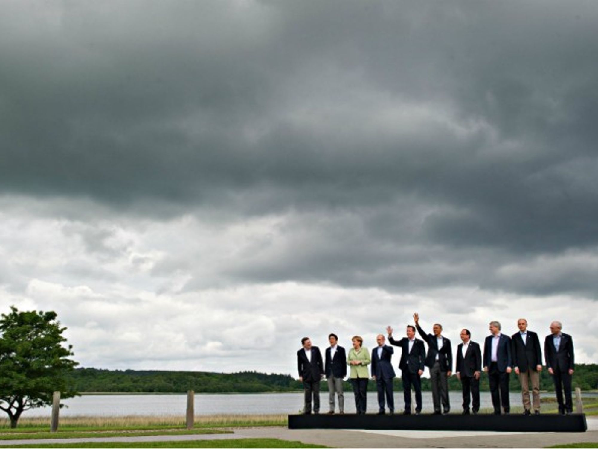 Putin's last G8 summit meeting in 2013, hosted by UK