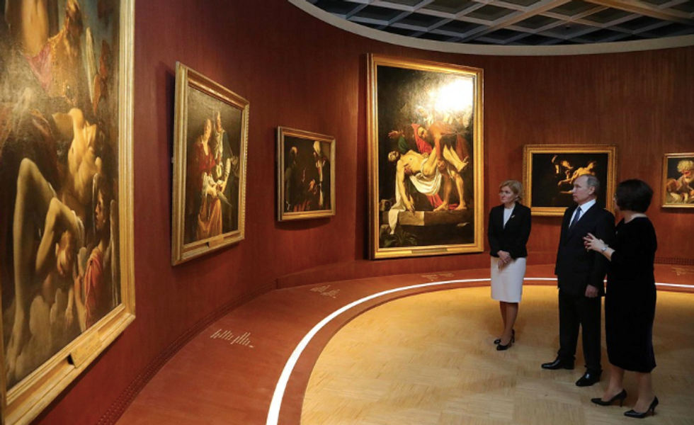 Putin's visit to Tretyakov Gallery​