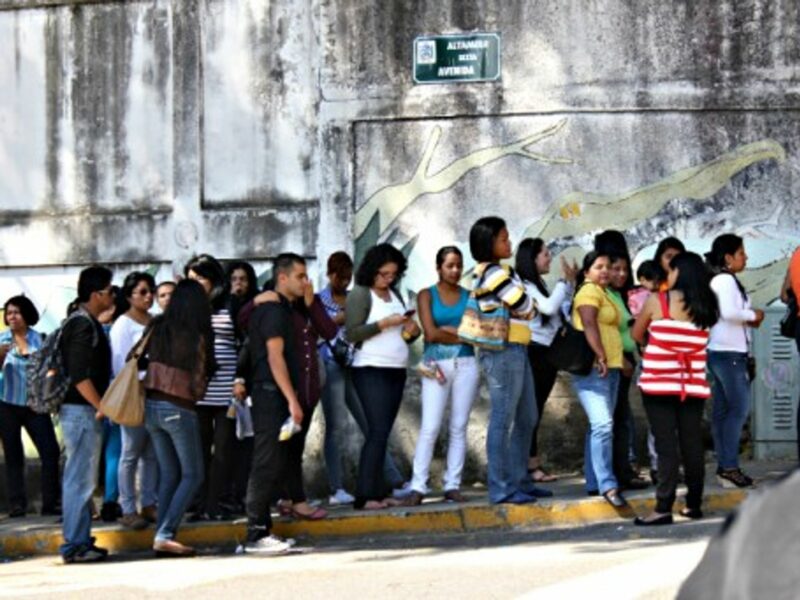 Queuing up in Caracas