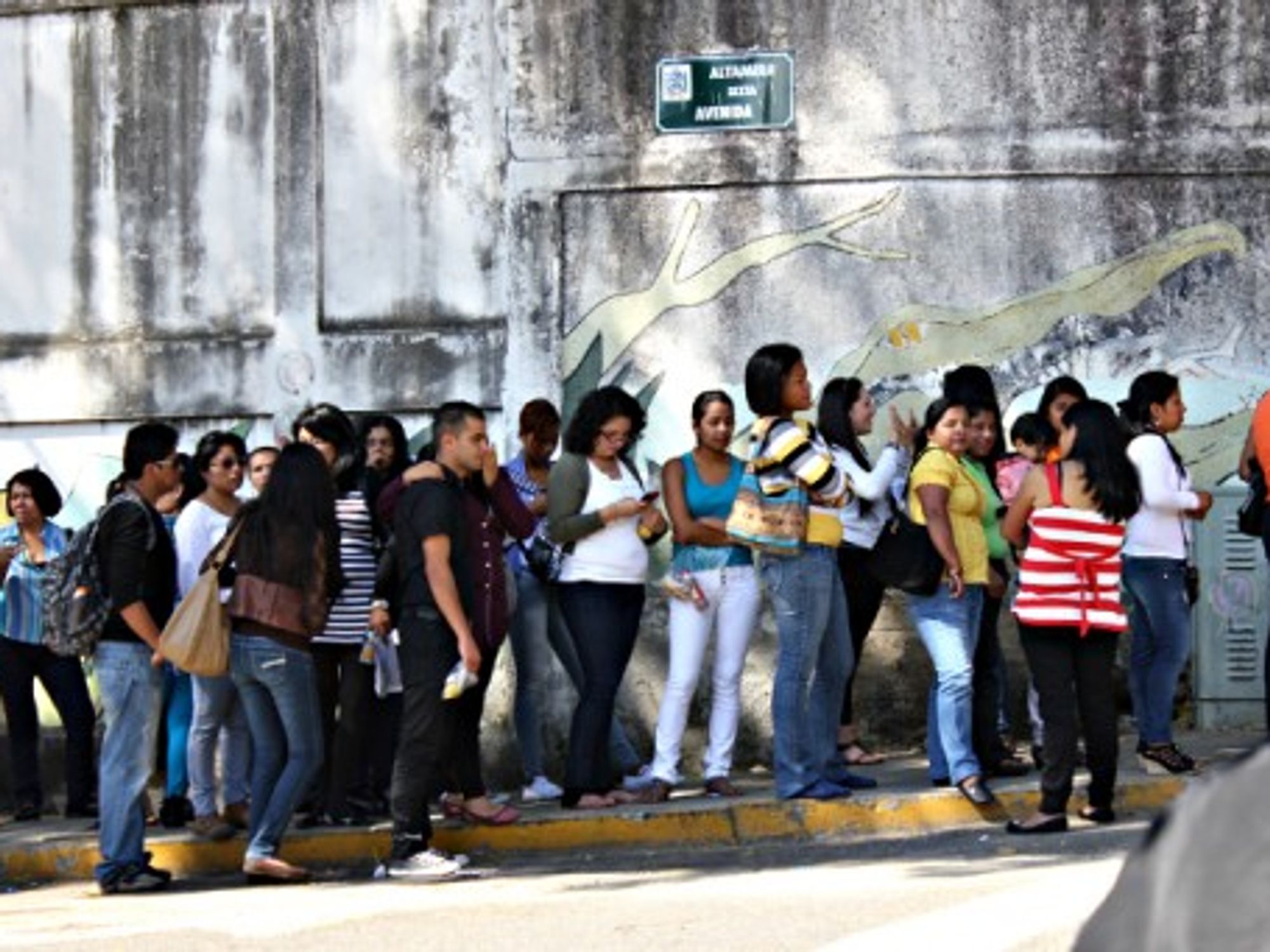 Queuing up in Caracas