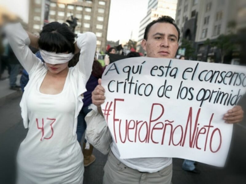 Rally against Pena Nieto in Mexico City
