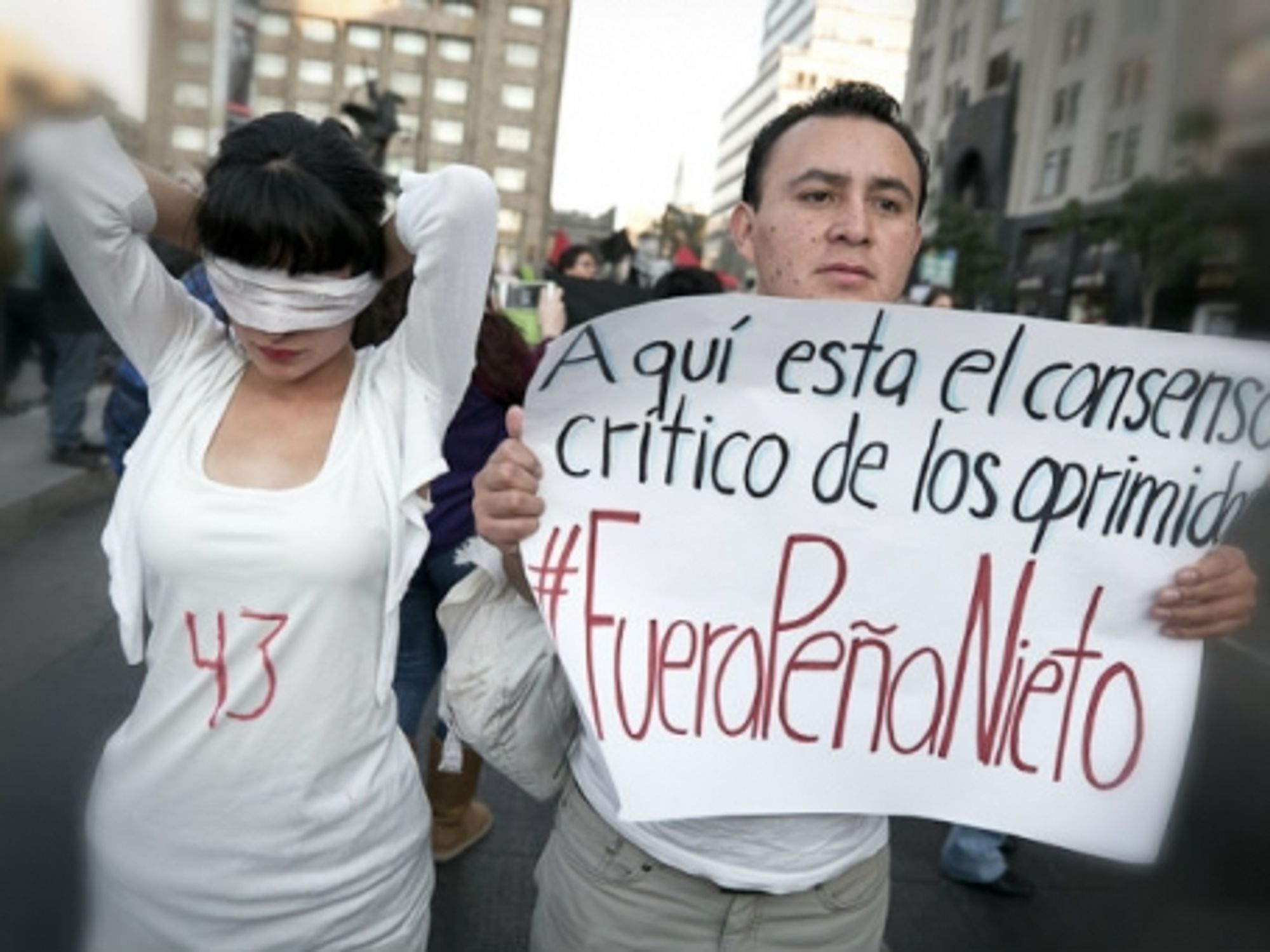 Rally against Pena Nieto in Mexico City