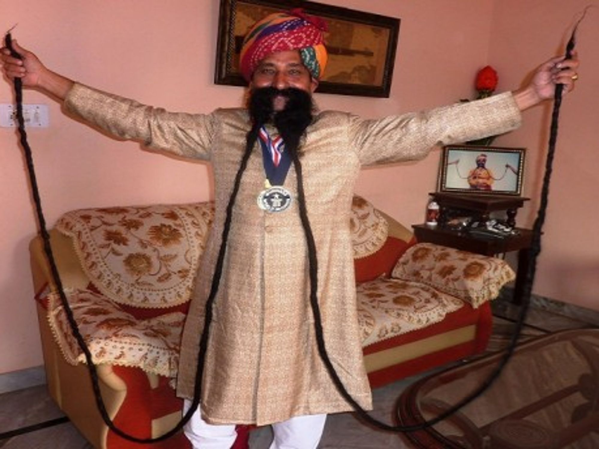 Ram Singh's Guinness World Record mustache