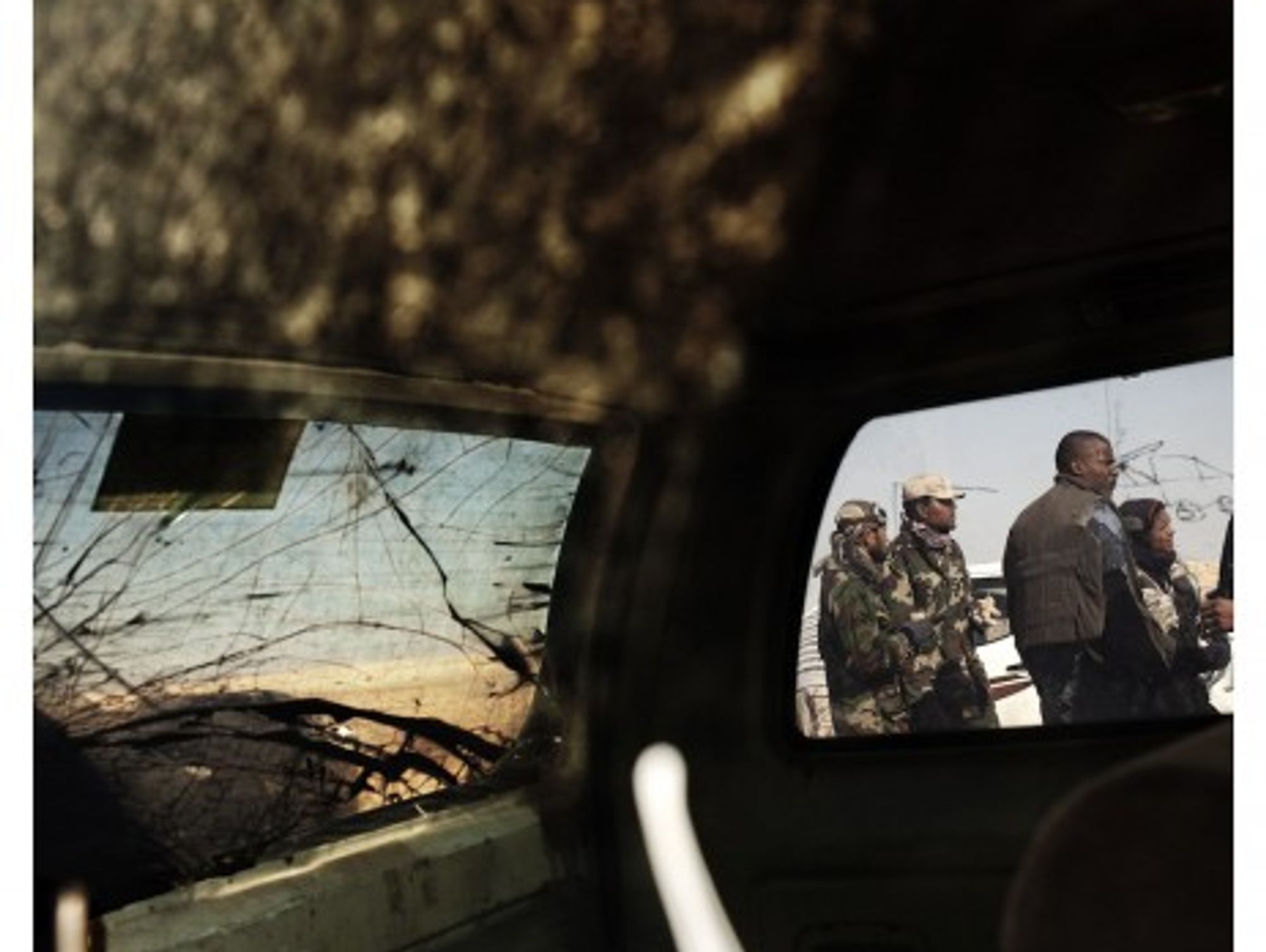 Rebels this spring on the front lines near Brega (David Monteleone)