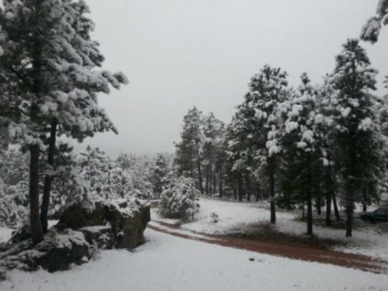Record-breaking South Dakota snowfall