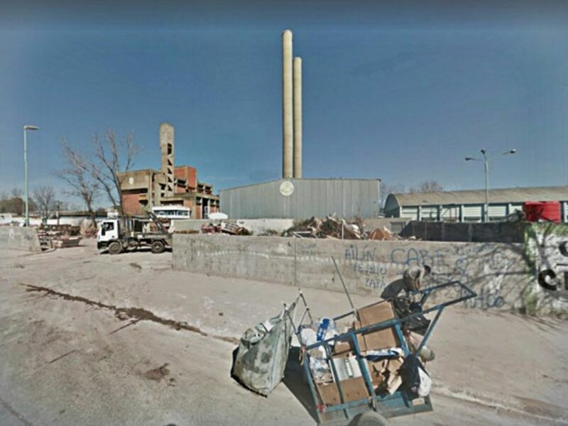 Recycling center in Buenos Aires, Argentina