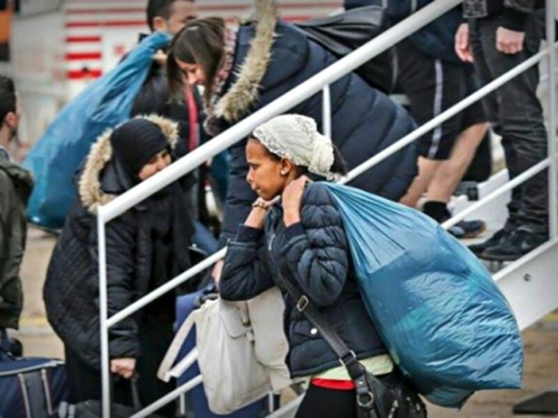 Refugee women in Hamburg