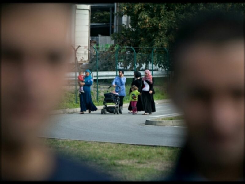 Refugees in Dresden, Germany