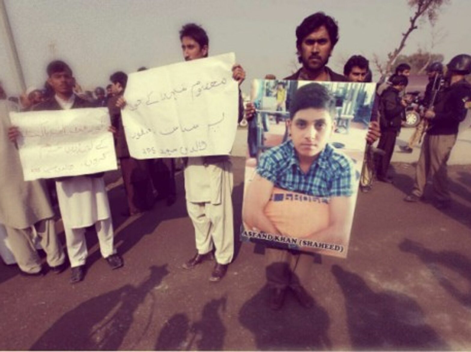 Relatives of the victims
