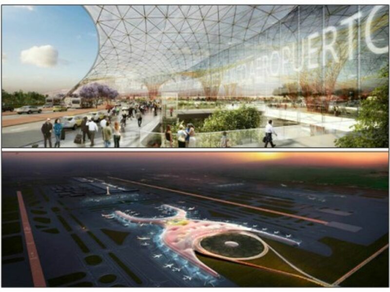 Renderings of Mexico City's new airport, expected to be in use by 2020
