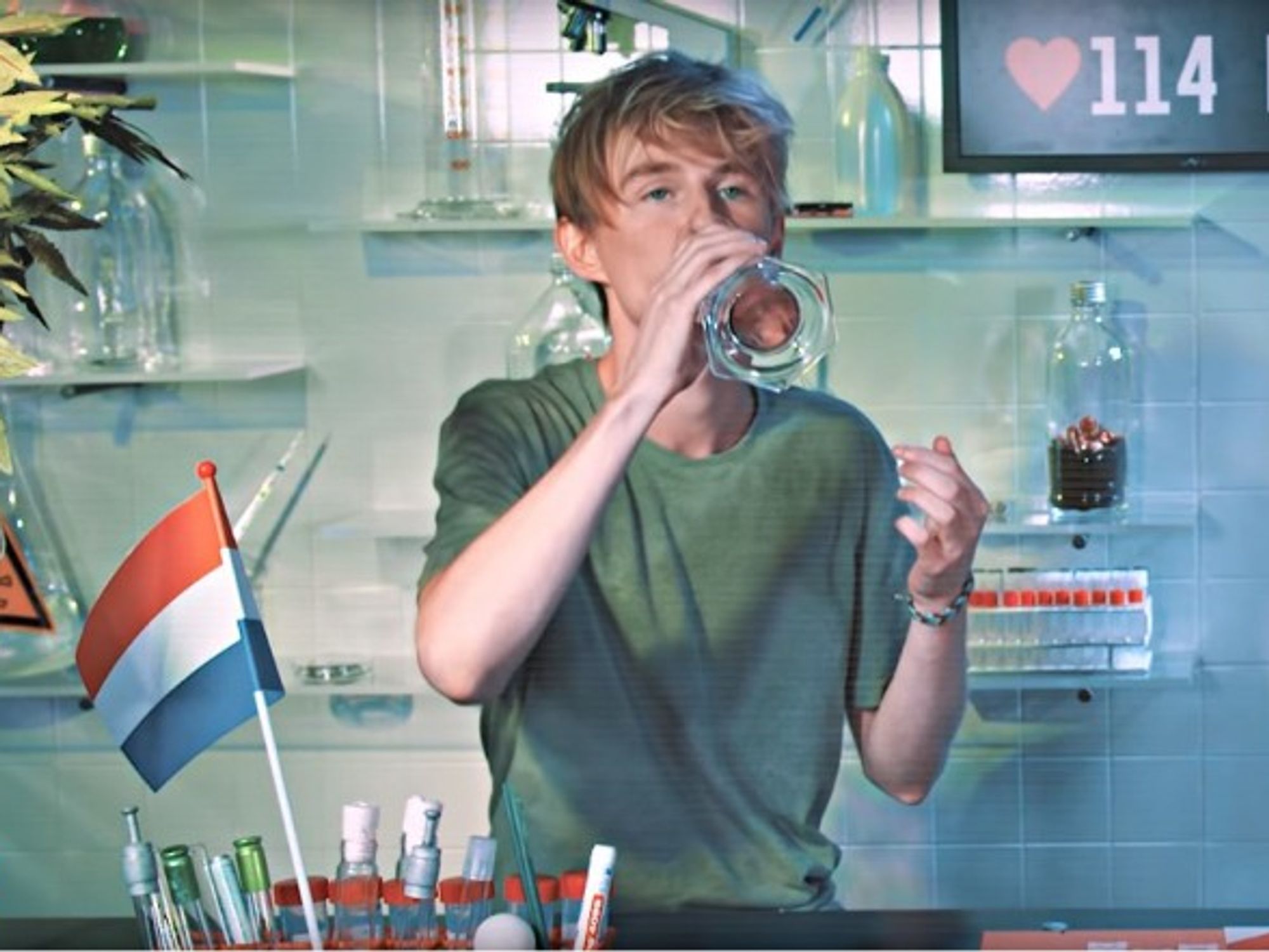 Rens Polman, host of Drugslab on YouTube