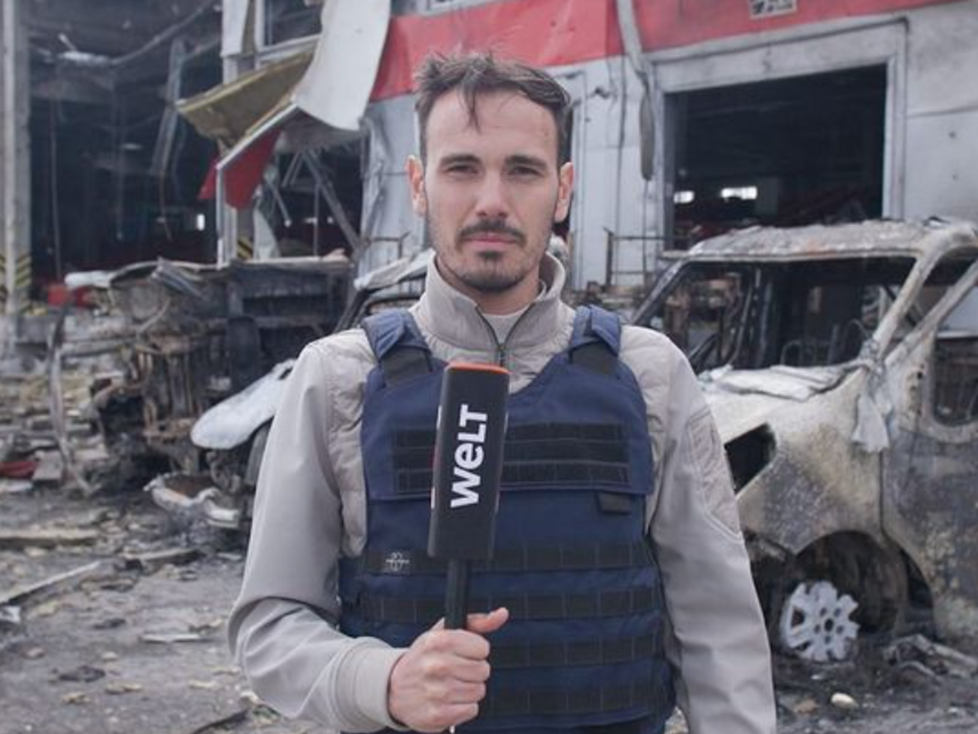 Reporter Ibrahim Naber in Ukraine