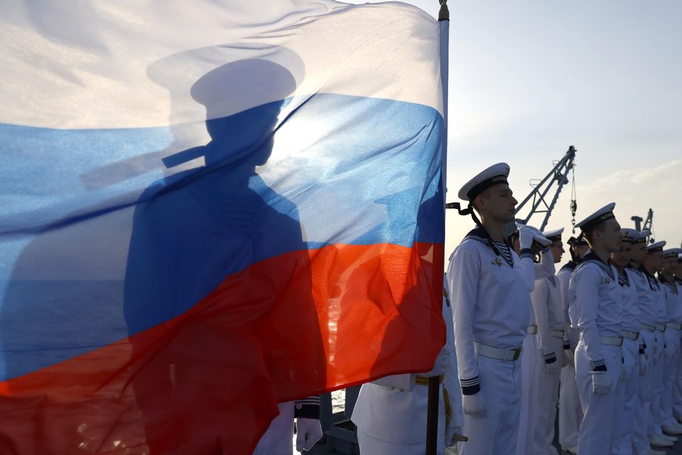 Representatives of the Russian Baltic Fleet