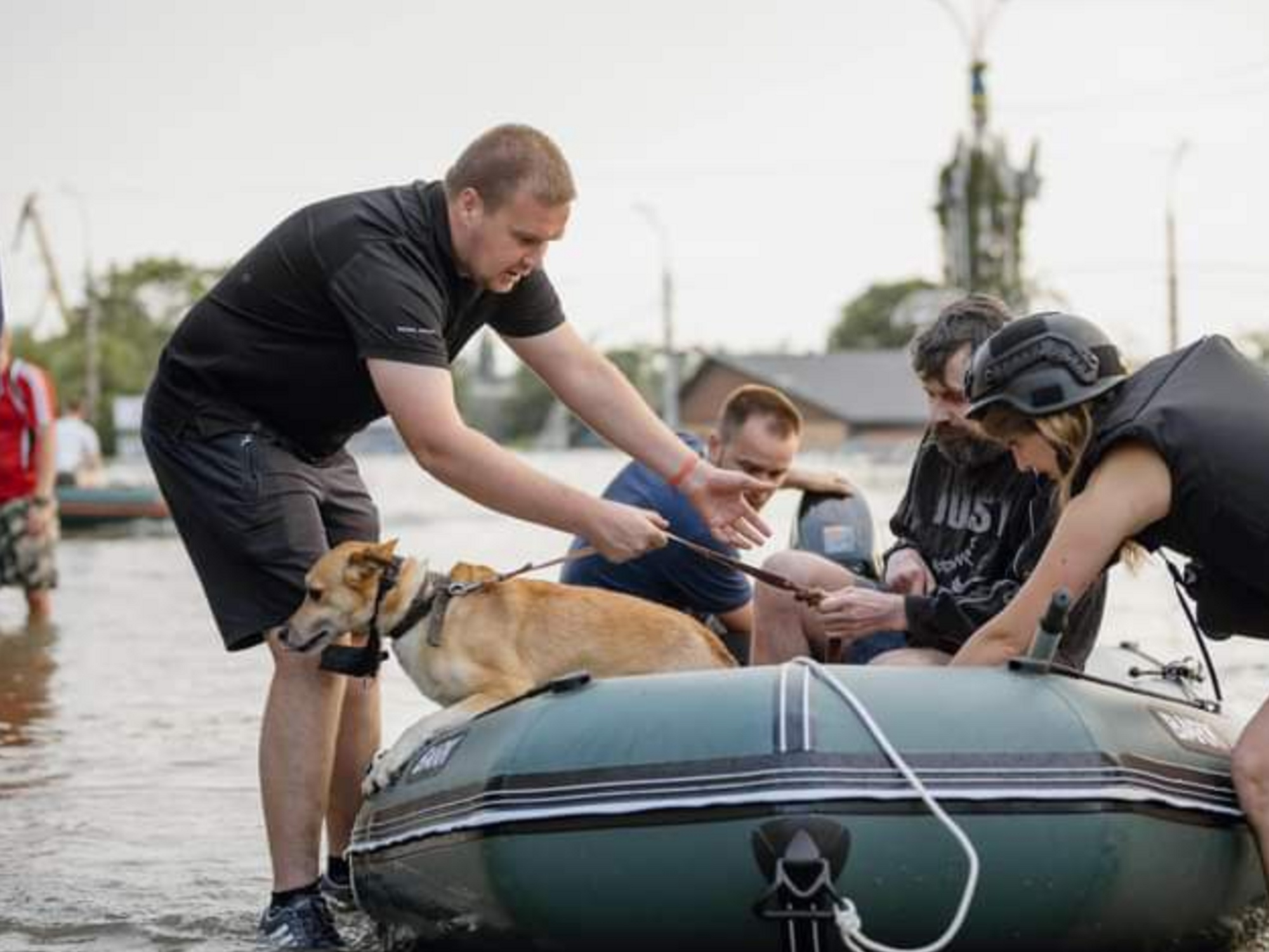 Rescue Operations Save Residents Of Ukraine's Flooded Kherson Region Following Kakhovka Dam Destruction