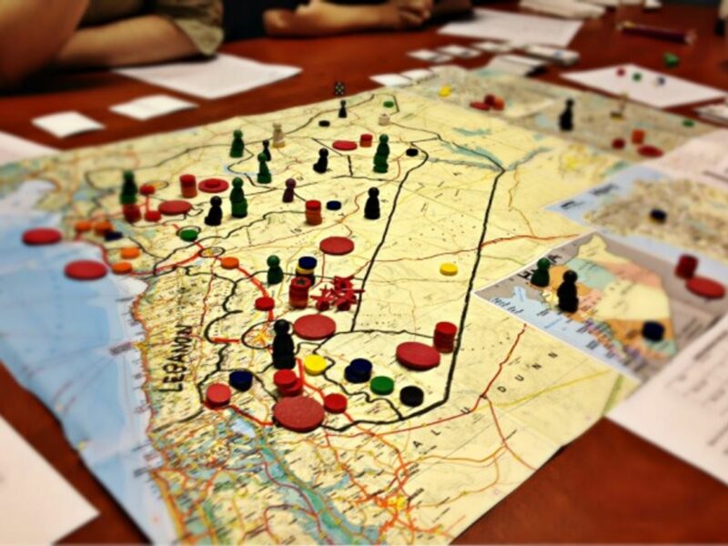 Right now the complex situation in Syria could be a strategy games and we should be worried.