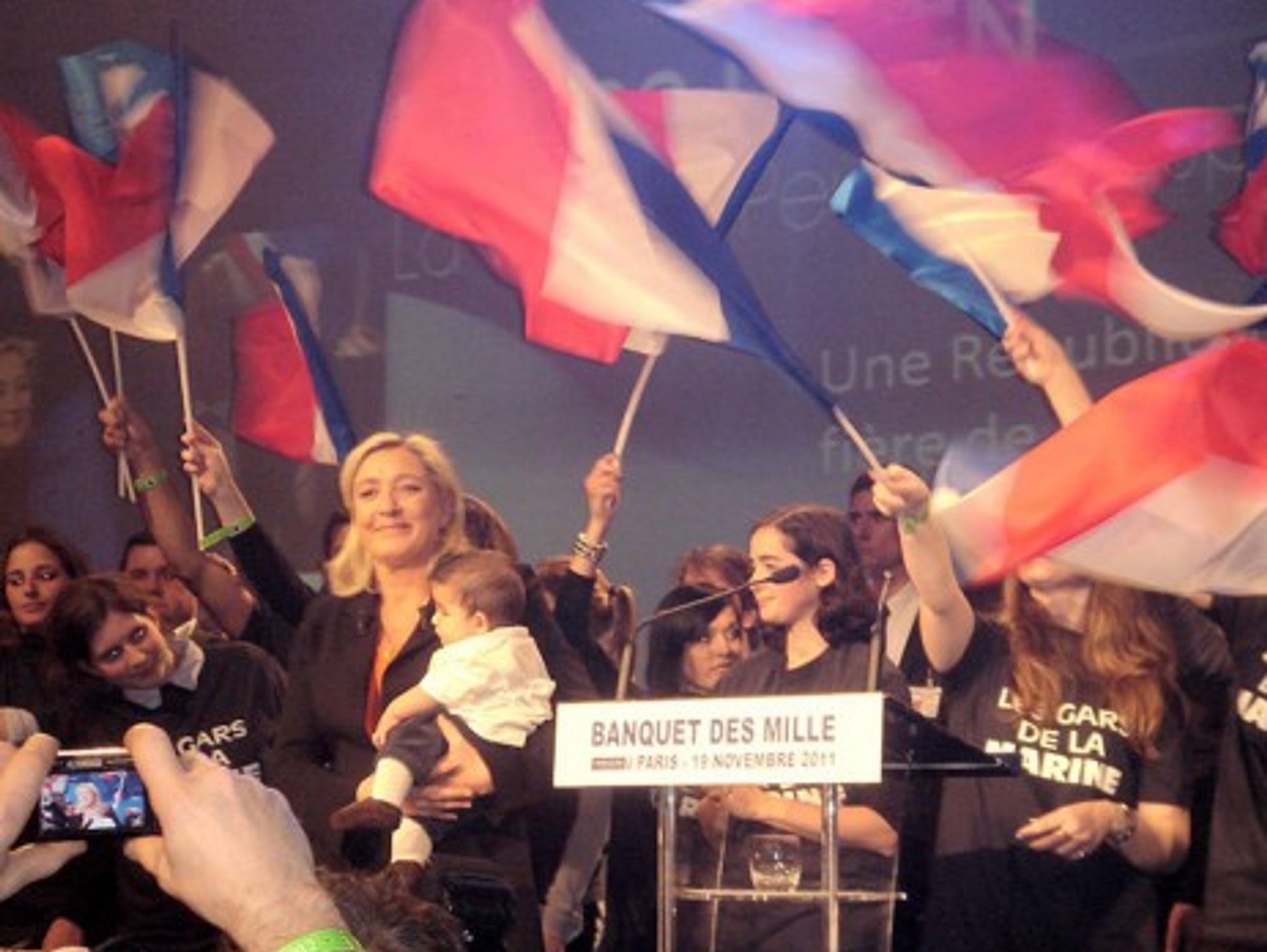 Right-wing nationalist candidate Marine Le Pen (Wikipedia)
