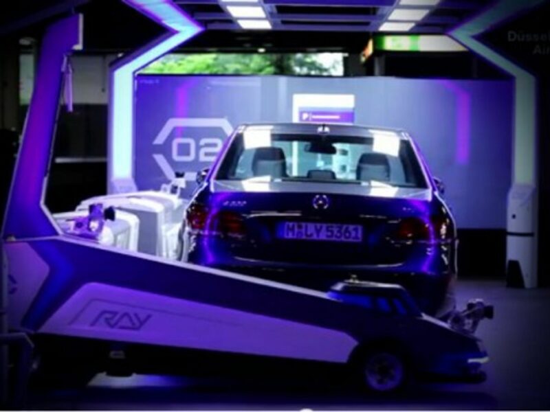 Robots Park Your Car At Dusseldorf Airport