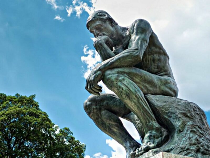 Rodin's The Thinker in Paris