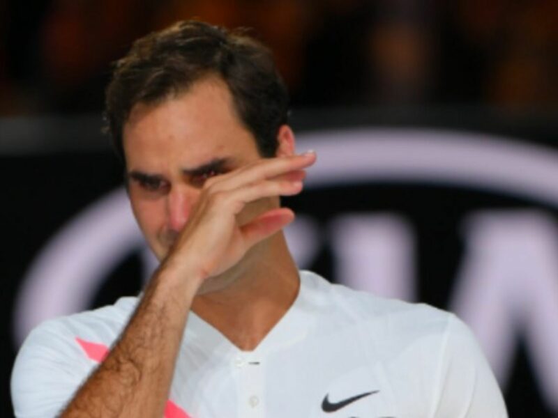 Roger Federer’s tears made the whole world cry