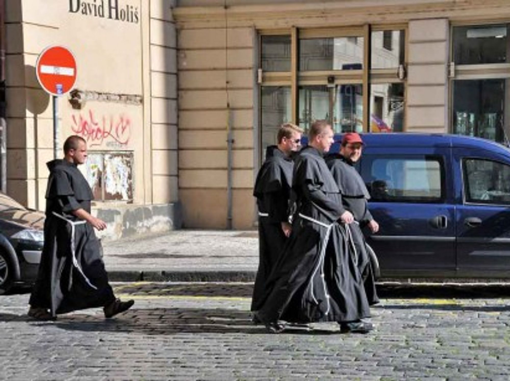 Roman Catholic monks in Prague (FaceMePLS)