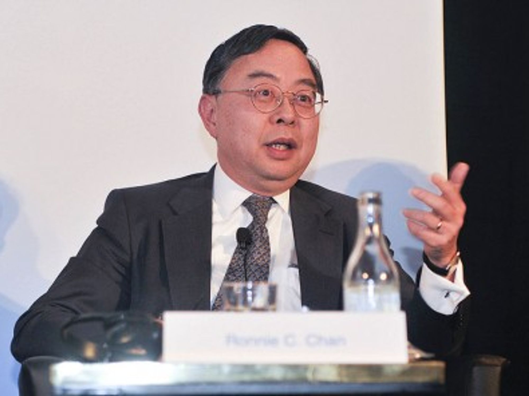 Ronnie Chan speaks at the Horasis Global China Business Meeting