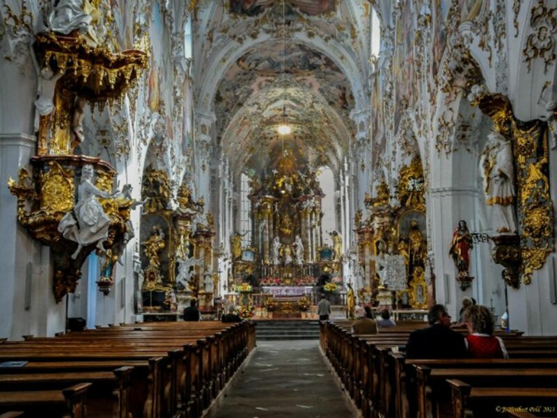 Rottenbuch Abbey (Kloster Rottenbuch) in Rottenbuch, Bavaria