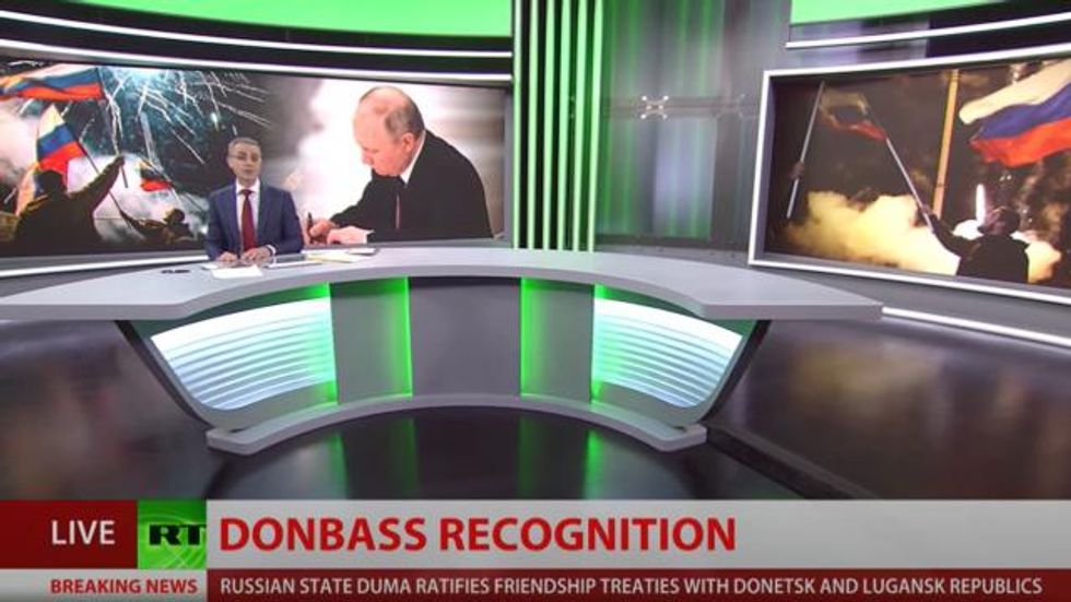 RT DE is believed to have received around €32 million from the Russian government this year