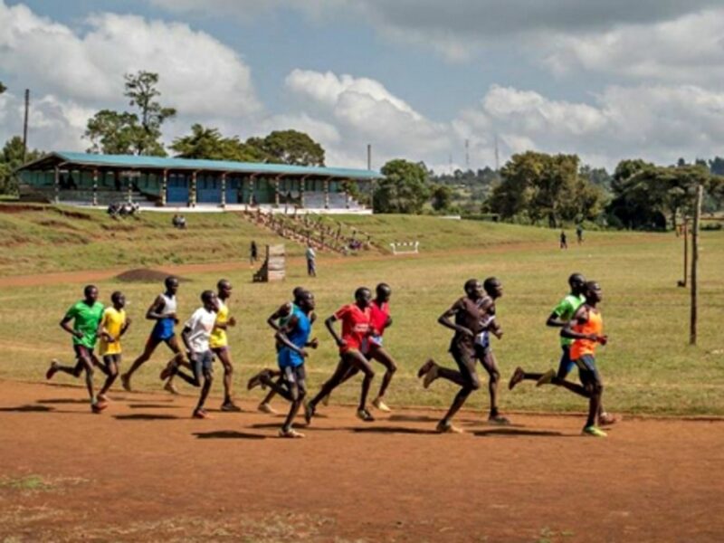 Runners training in Iten, Kenya