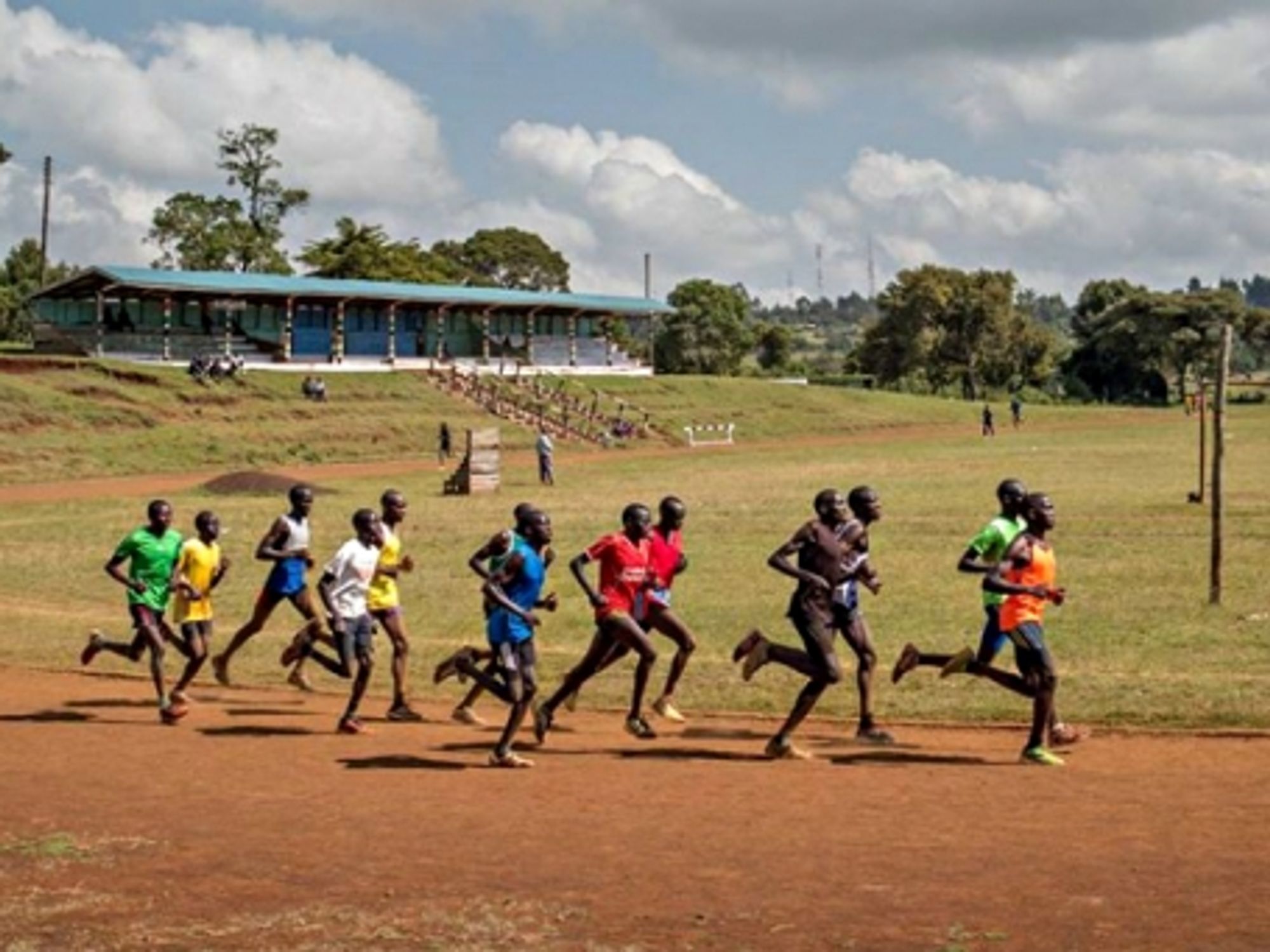 Runners training in Iten, Kenya