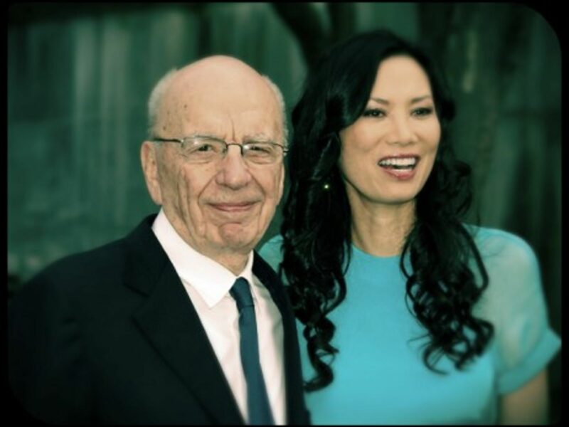 Rupert Murdoch and Wendi Deng in 2011