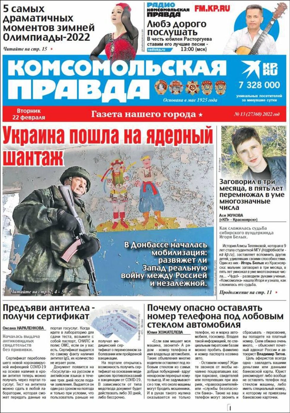 RUSSIA - Komsomolskaya Pravda