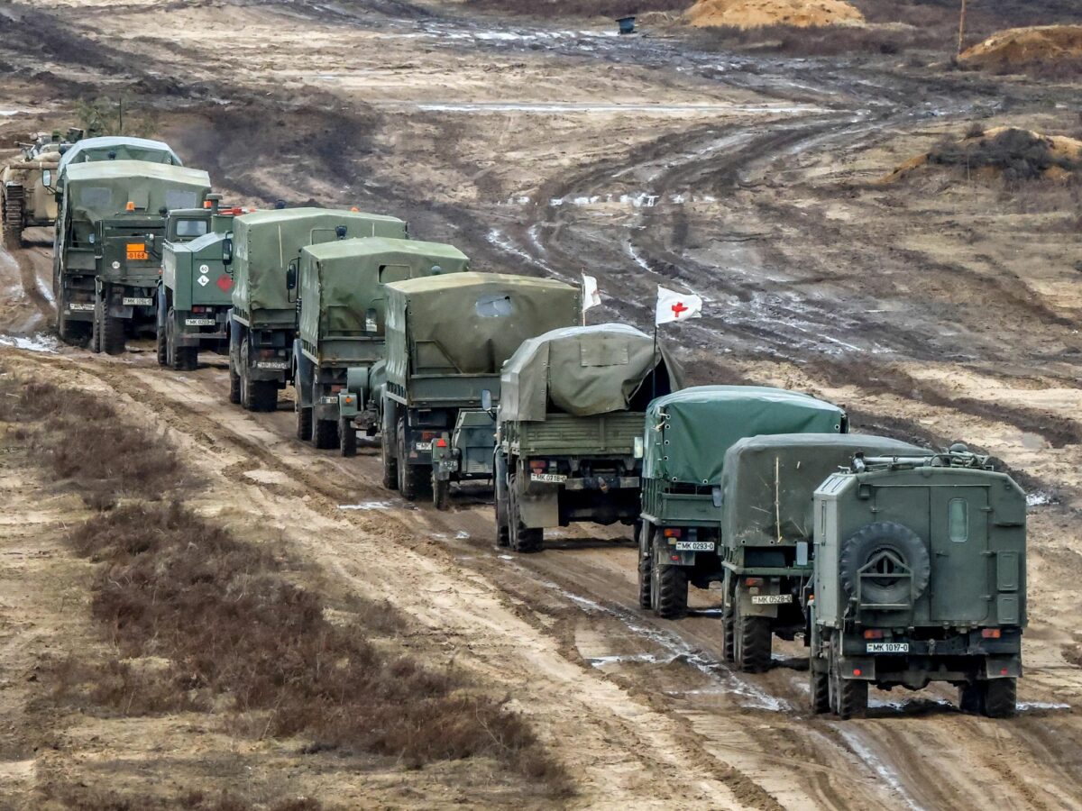 Russian-Belarus joint military drills "Allied Resolve 2022" conducted air and ground operations in Belarus​