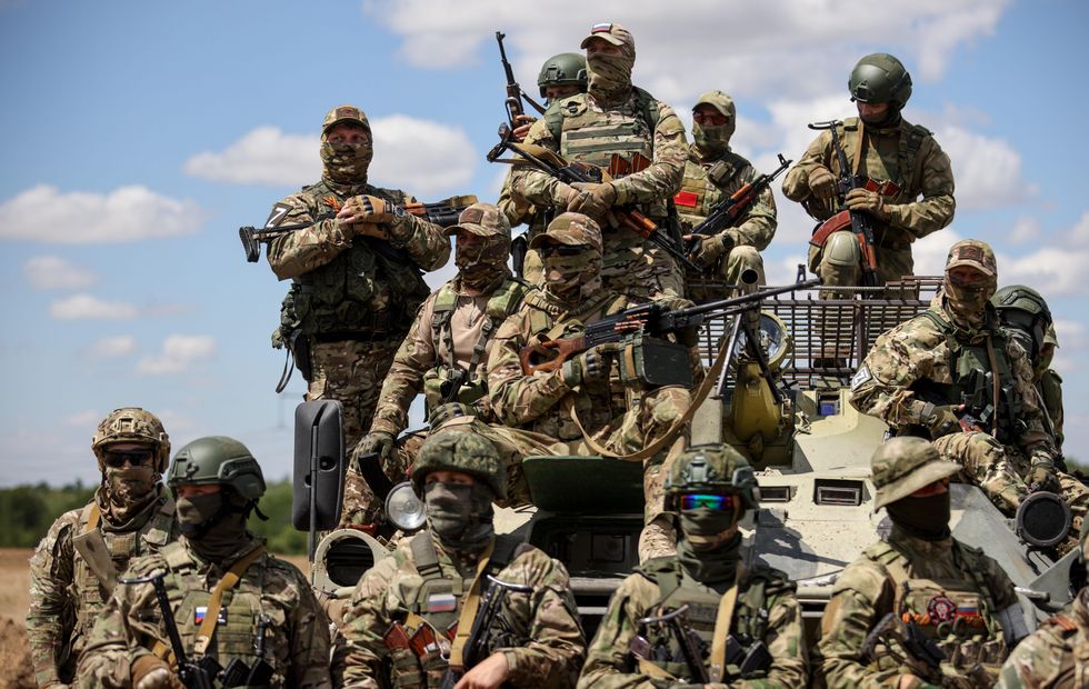 Russian military in the Kherson region