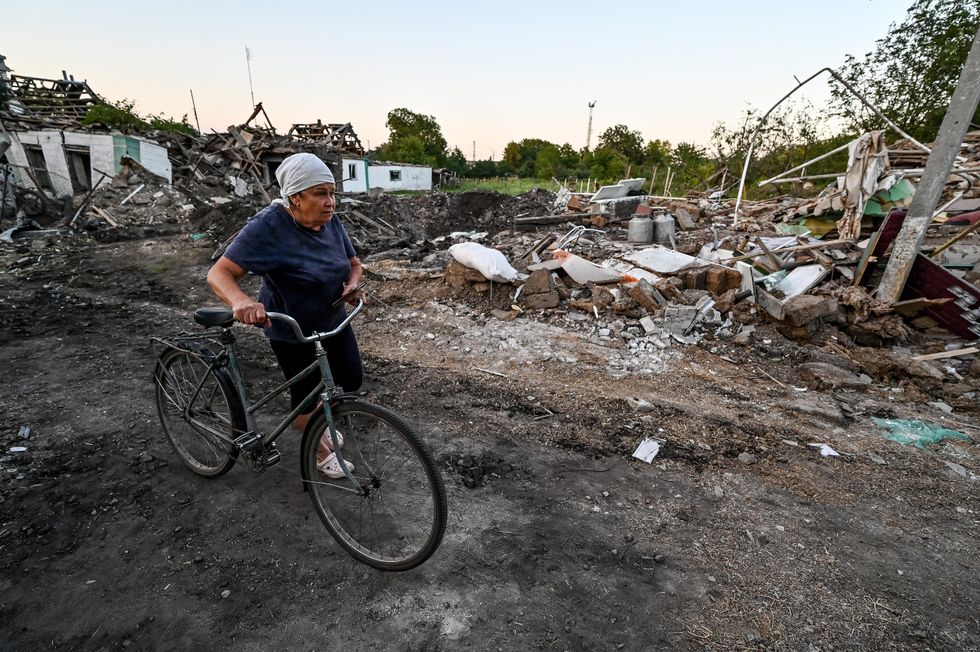 Russian missile attack on Chaplyne