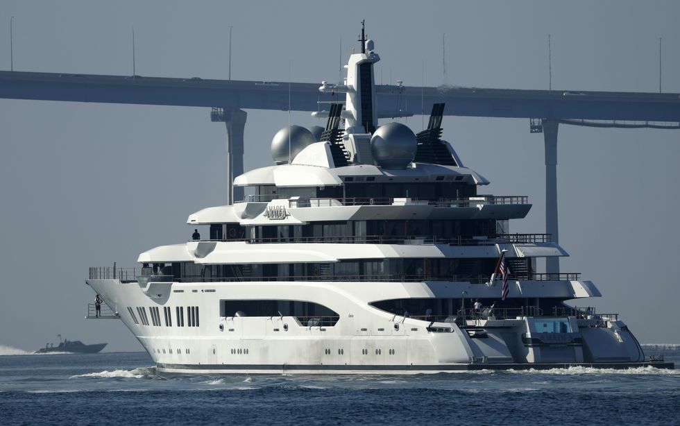 Russian oligarch Suleiman Kerimov' yacht