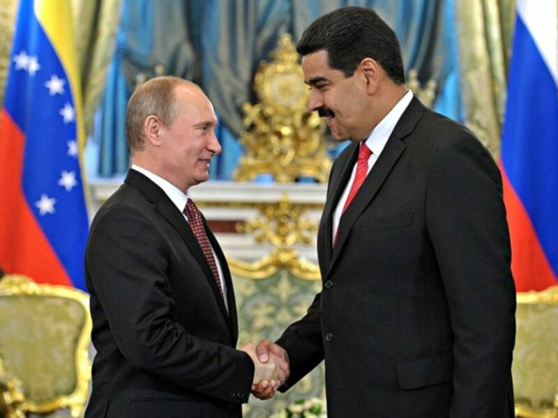 Russian President Putin and his Venezuelan counterpart Maduro