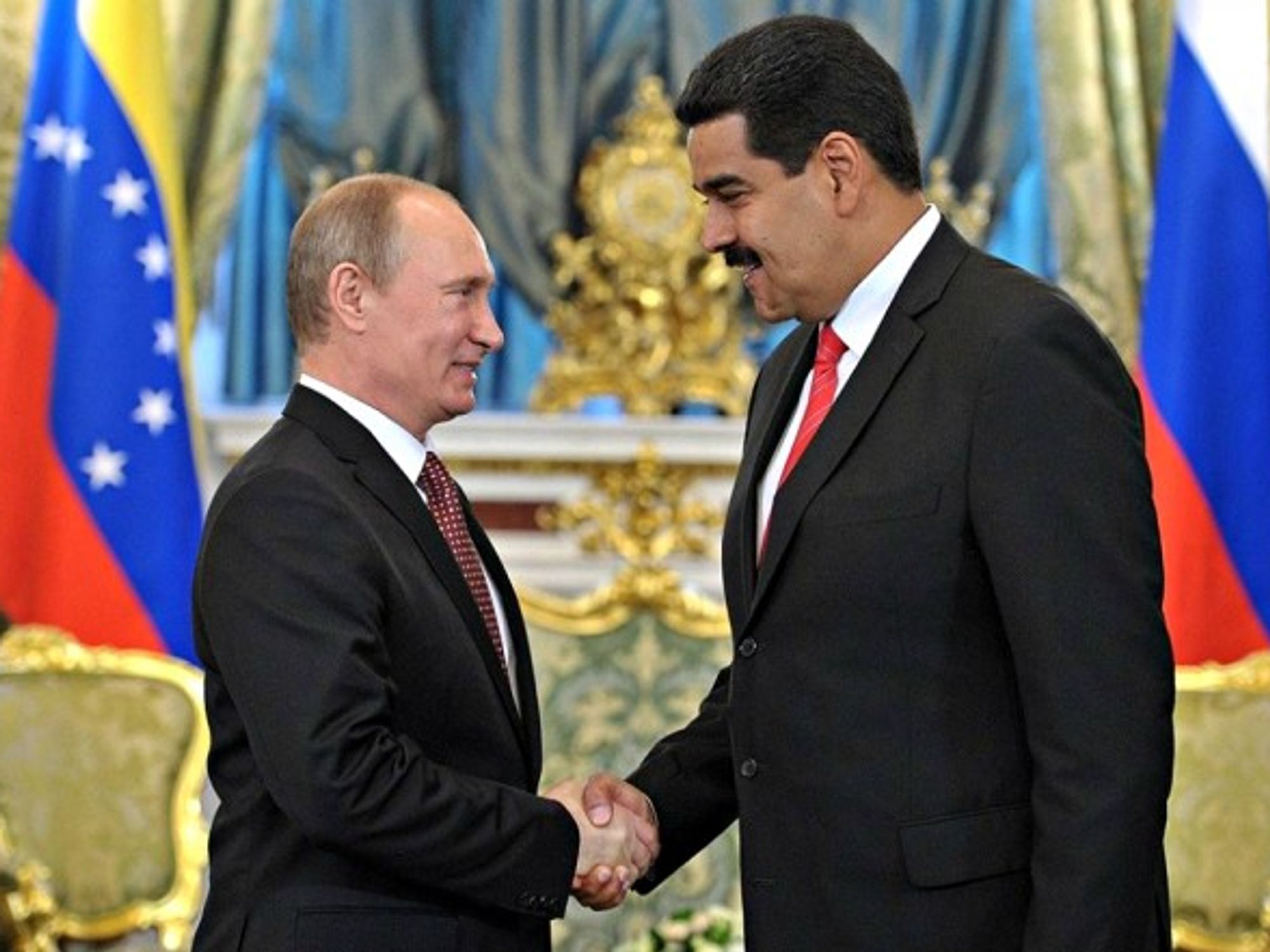 Russian President Putin and his Venezuelan counterpart Maduro