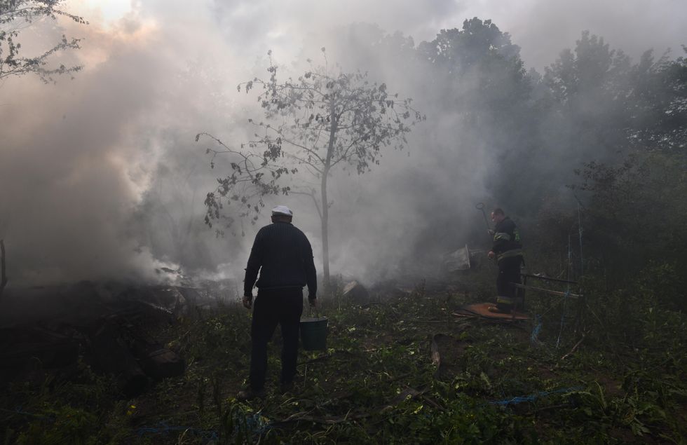 Russian shelling hit multiple civilian locations causing fires in Kharkiv